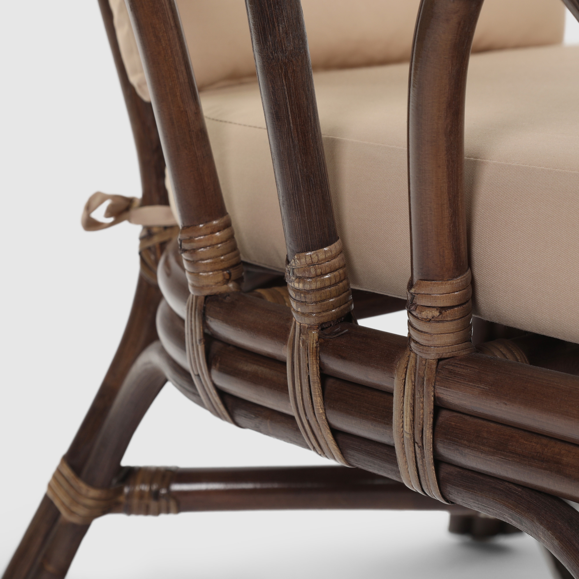 Комплект мебели Rattan grand San Marino medium brown 3 предмета, цвет коричневый, размер 60х67х70 см - фото 11