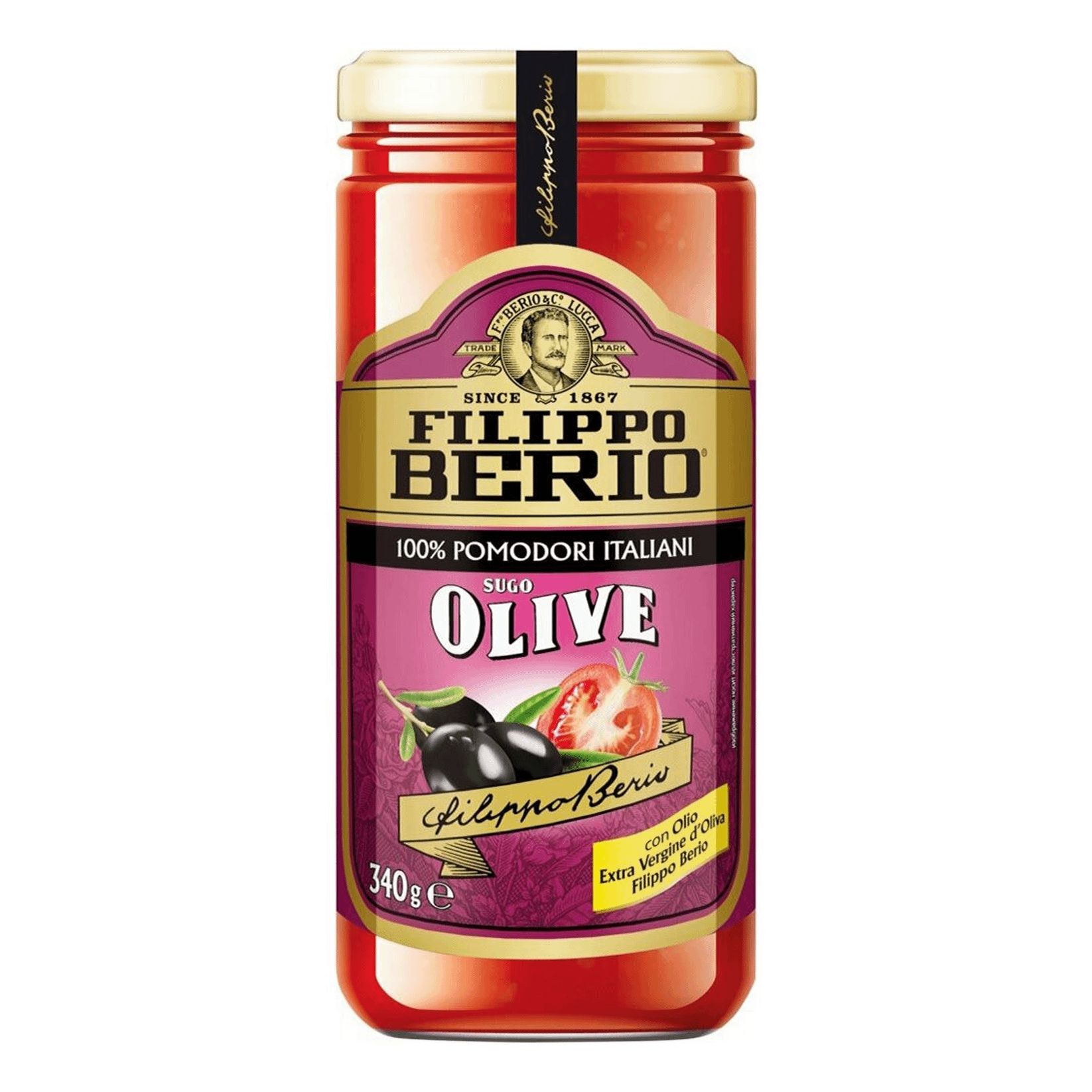 фото Соус томатный filippo berio с оливками, 340 г