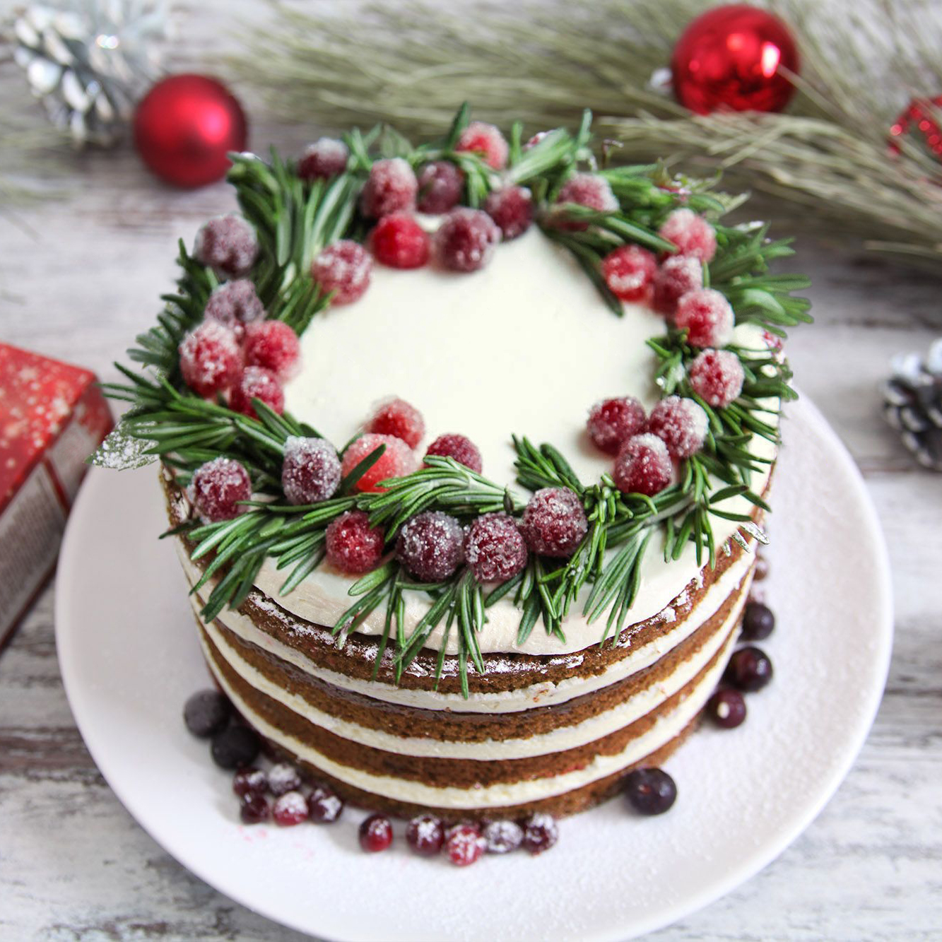 Торт Рождественский медовый кг 2090₽