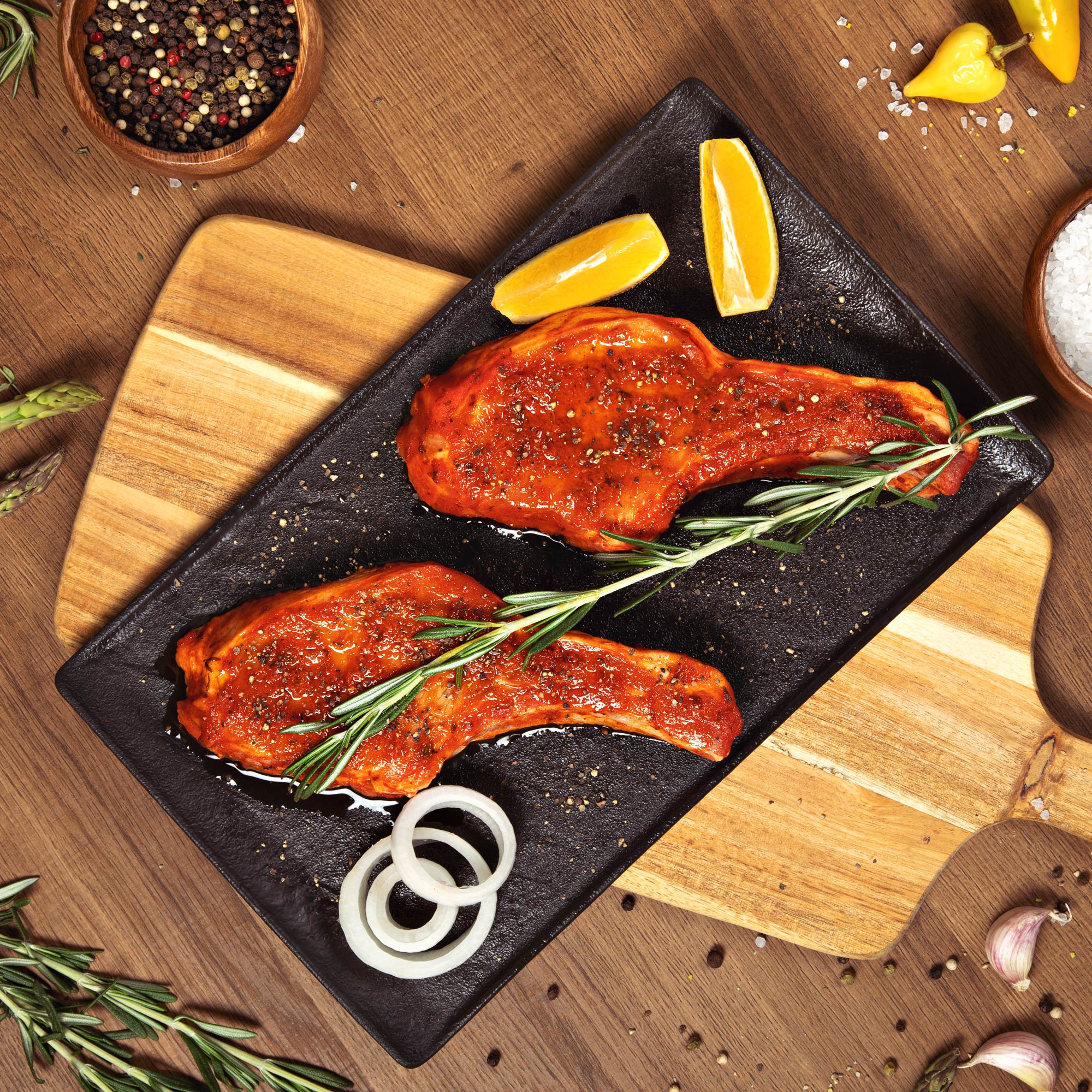 

Корейка свиная в маринаде, кг