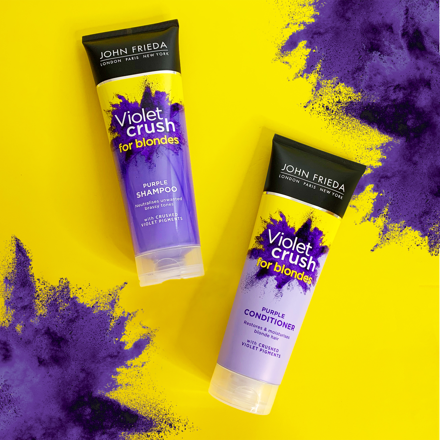 John Frieda violetcrush конд д/нейтрализ пигмента 250мл:4/20. Frieda Violet Crush шампунь. John Frieda Violet Crush. John Frieda Violet Crush шампунь.