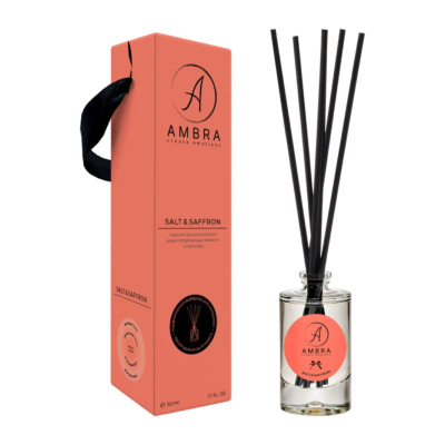 Изображение товара Аромадиффузор Ambra Salt & Saffron 50 мл для дома и офиса Изображение товара Аромадиффузор Ambra Salt & Saffron 50 мл для дома и офиса
