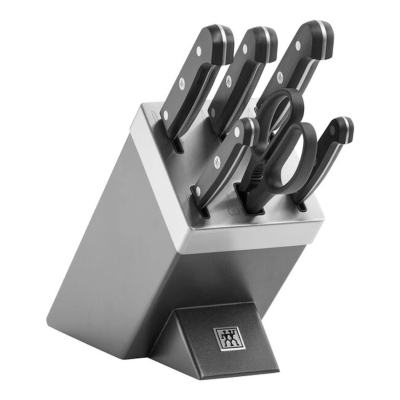 Изображение товара Набор ножей Zwilling Gourmet цвет серый с заточкой, 7 предметов Изображение товара Набор ножей Zwilling Gourmet цвет серый с заточкой, 7 предметов