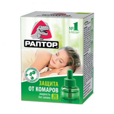 Изображение товара Наполнитель/жидкость от комаров Раптор, 30 ночей