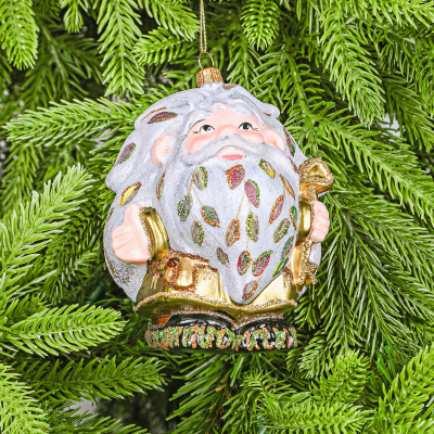 Изображение товара Набор ёлочных игрушек Snow and Stars Водяной и леший 2 шт - стеклянные персонажи для новогодней елк