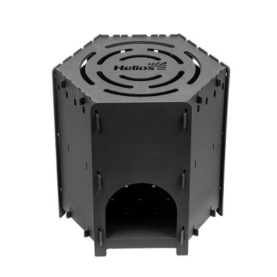 Изображение товара Печь под казан сборная Helios ПКМ-01 из стали толщиной 3 мм для уличной готовки