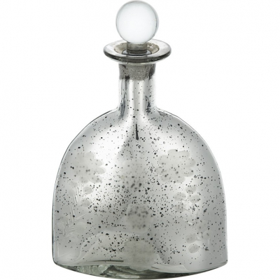 Изображение товара Стеклянный графин Glasar 12х12х26 см в восточном стиле серебристый