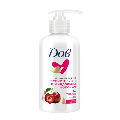 Изображение товара Молочко для тела Dove с соком вишни и миндаля 280 мл для женщин