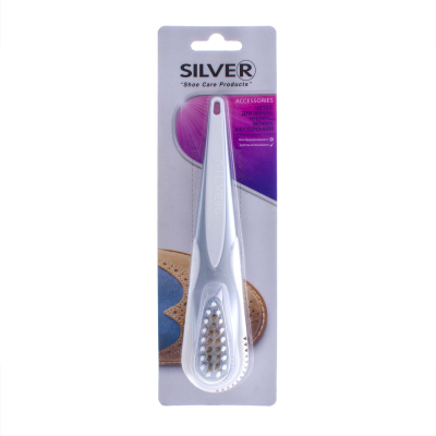 Изображение товара Щетка для нубука и замши Silver AB3006-00 четырехсторонняя Изображение товара Щетка для нубука и замши Silver AB3006-00 четырехсторонняя