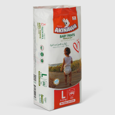 Изображение товара Подгузники-трусики детские Akinawa L 9-14 кг 44 шт