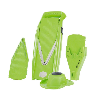 Изображение товара Овощерезка Borner Прима Плюс Зеленая - комплект для нарезки и шинковки овощей