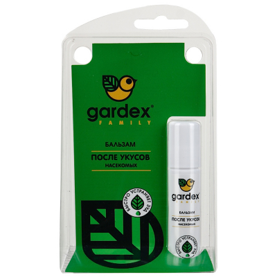 Изображение товара Бальзам Gardex после укусов насекомых 7мл для облегчения и заживления