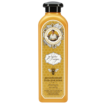 Изображение товара Гель для душа Агафья Сибирская травница 7 чудес мёда на облепихе 350 мл