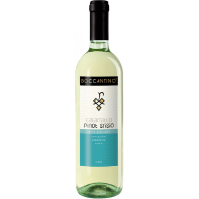 Изображение товара Вино белое сухое "Boccantino" Catarratto Pinot Grigio, Terre Siciliane IGT,12% 0.75 л