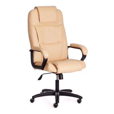 Изображение товара Компьютерное кресло TC Bergamo бежевое 67х47х140 см Изображение товара Компьютерное кресло TC Bergamo бежевое 67х47х140 см