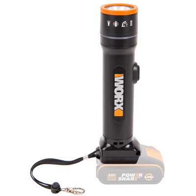 Изображение товара Многофункциональный аккумуляторный фонарь WORX WX027 20В с регулировкой яркости