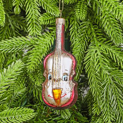 Изображение товара Набор ёлочных игрушек Snow and Stars Музыкальные инструменты 3 шт праздничное украшение