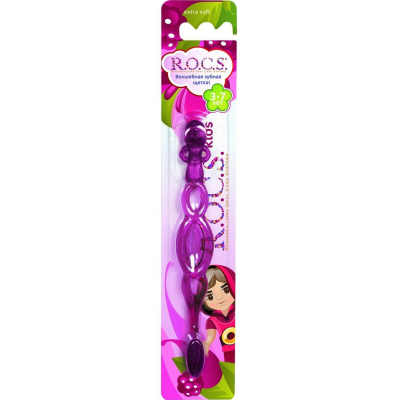 Изображение товара Зубная щетка для детей R.O.C.S. Kids от 3 до 7 лет с треугольной щетиной