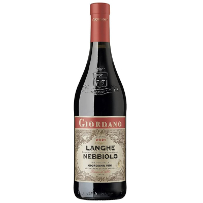 Изображение товара Вино сортовое выдержанное сухое красное Giordano Nebbilo Langhe D.O.C. 0,75л