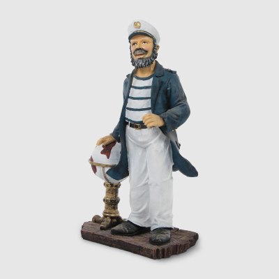 Изображение товара Декоративная фигура Полиформ Капитан с глобусом 47 см