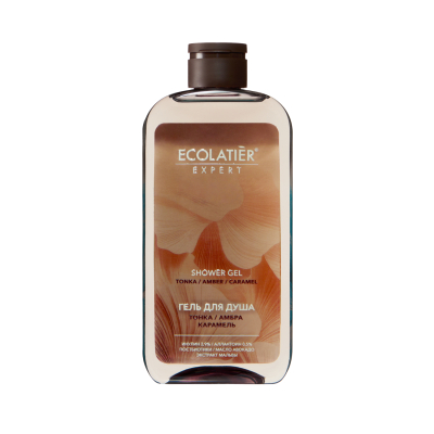 Изображение товара Гель для душа Ecolatier Expert тонка, амбра и карамель 400 мл Изображение товара Гель для душа Ecolatier Expert тонка, амбра и карамель 400 мл