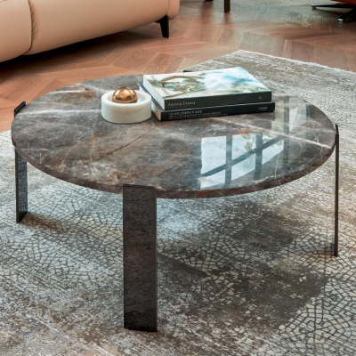 Изображение товара Стол журнальный круглый из мрамора Fiordibosco 50 см ROS SRL Sydney