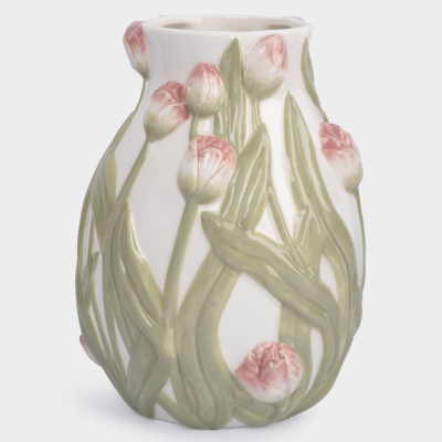 Изображение товара Ваза Anna Lafarg 19 см бело-зелёная Изображение товара Ваза Anna Lafarg 19 см бело-зелёная