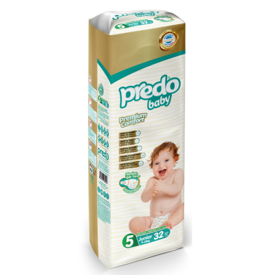 Изображение товара Подгузники Predo Baby № 5 для детей 11-25 кг 32 шт Изображение товара Подгузники Predo Baby № 5 для детей 11-25 кг 32 шт