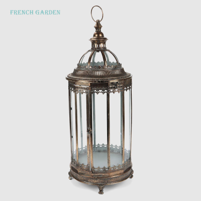 Изображение товара Фонарь French garden декоративный, золото, 29,5х29,5х73 см
