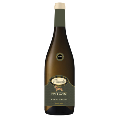Изображение товара Белое сухое вино Eugenio Collavini Pinot Grigio Black Label 0,75 л Италия