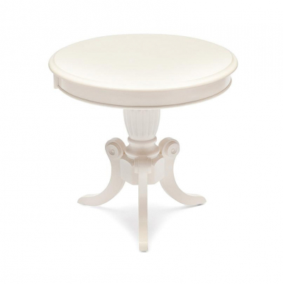 Изображение товара Журнальный столик TC Ivory 59x59x55 см из массива гевеи с шпоном