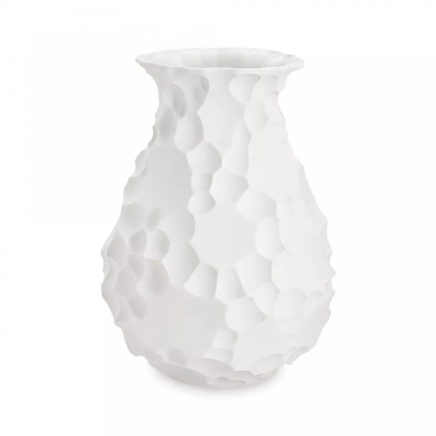 Изображение товара Ваза для цветов Home and Style Bridget белая матовая 30,5 см