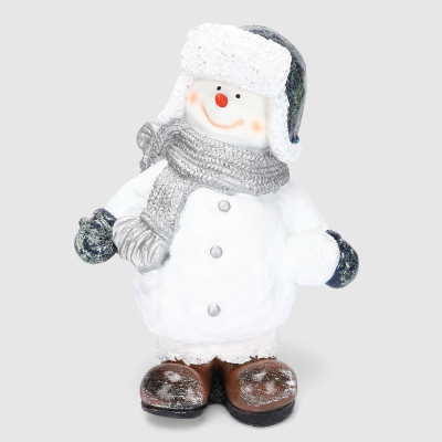 Изображение товара Декоративная новогодняя фигура Полиформ Снеговик в шапке 53 см