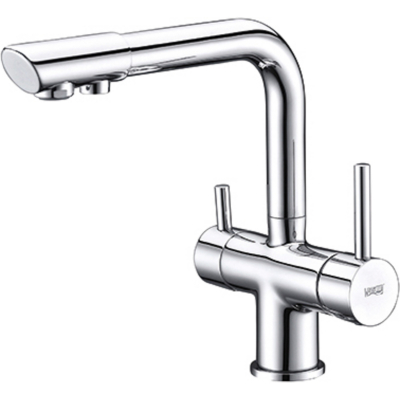 Изображение товара Современный однорычажный кухонный смеситель Wasserkraft A8017 с поворотным изливом