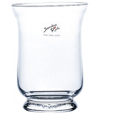 Изображение товара Ваза-подсвечник Sandra rich 7х9 см прозрачное стекло Египет