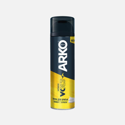 Изображение товара Пена для бритья Arko Energy 200 мл для мужчин эффективное средство Изображение товара Пена для бритья Arko Energy 200 мл для мужчин эффективное средство