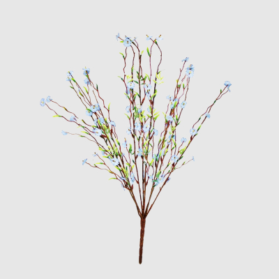 Изображение товара Букет мелкой сакуры Конэко-О искусственный, голубой 55 см