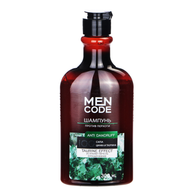 Изображение товара Шампунь Men Code против перхоти 300 мл для мужчин от перхоти и зудя