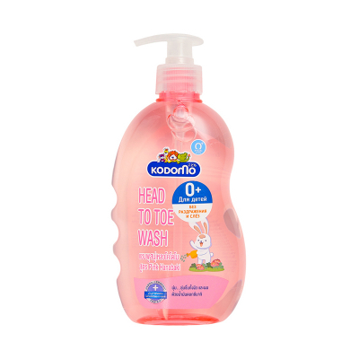 Изображение товара Детский шампунь-гель Lion без слез 400 мл с алоэ вера и камелией