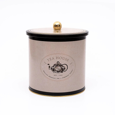 Изображение товара Декоративная металлическая банка Evle linen texture 4.1 л для хранения