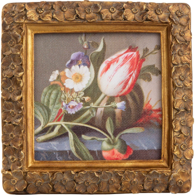 Изображение товара Картина Glasar масло 14x2x14 см с мультиколором и золотистым оттенком