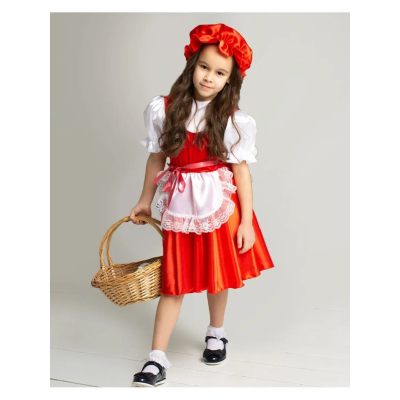 Изображение товара Костюм Larisol Kids Красная Шапочка р.140 для праздников