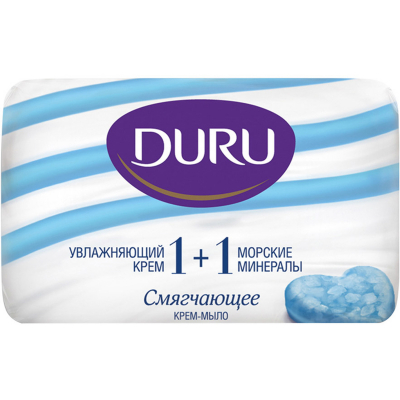 Изображение товара Крем-мыло Duru Soft Sensations Морские минералы 80 г для тела увлажнение и очищение