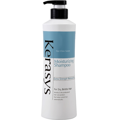 Изображение товара Кератиновый шампунь KeraSys Hair Clinic Moisturizing 600 мл для сухих вьющихся и ломких волос