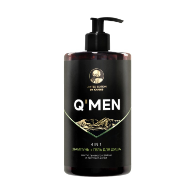 Изображение товара Шампунь мужской Q'Men 4 в 1 для всех типов волос