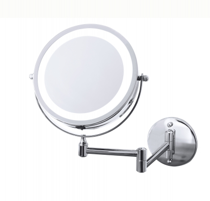 Изображение товара Зеркало косметическое Ridder Mary подвесное с LED подсветкой хром