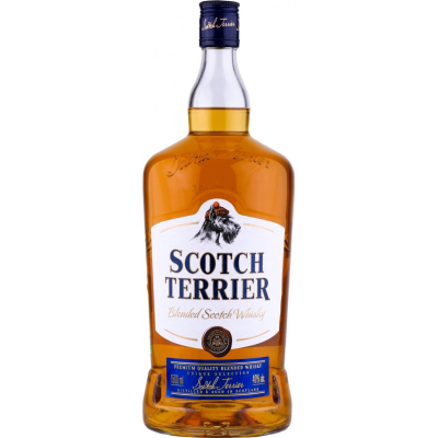 Изображение товара Виски купажированный "Scotch Terrier" Blended, 1.5 л Изображение товара Виски купажированный "Scotch Terrier" Blended, 1.5 л