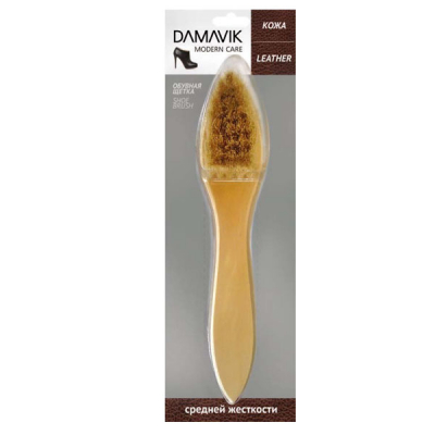 Изображение товара Щетка Damavik обувная из натурального ворса, средней жесткости