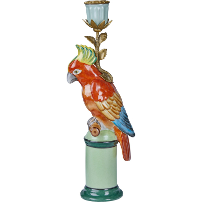 Изображение товара Подсвечник Glasar попугай 10х8х29 см