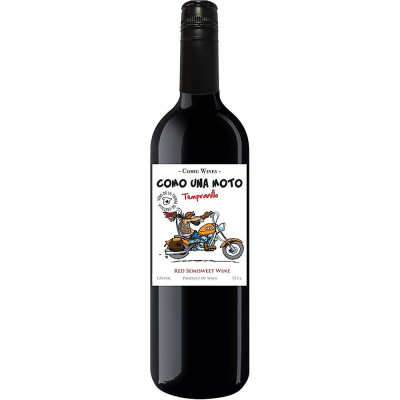 Изображение товара Красное полусладкое вино Como Una Moto Tempranillo 0,75 л Испания